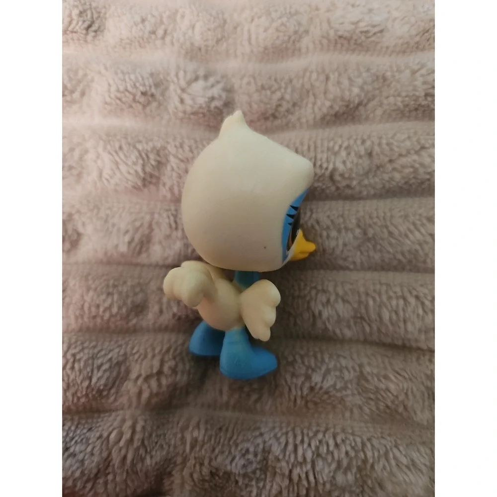 Littlest Pet Shop LPS #1-84 Azure Ostrich Bird White with Blue Eyes
